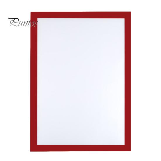 Waterproof Magnetic Display Sign Holder Wall Mount Self-Adhesive Picture Frame Clear Reusable PVC Document for Home School Office Door Refrigerator
