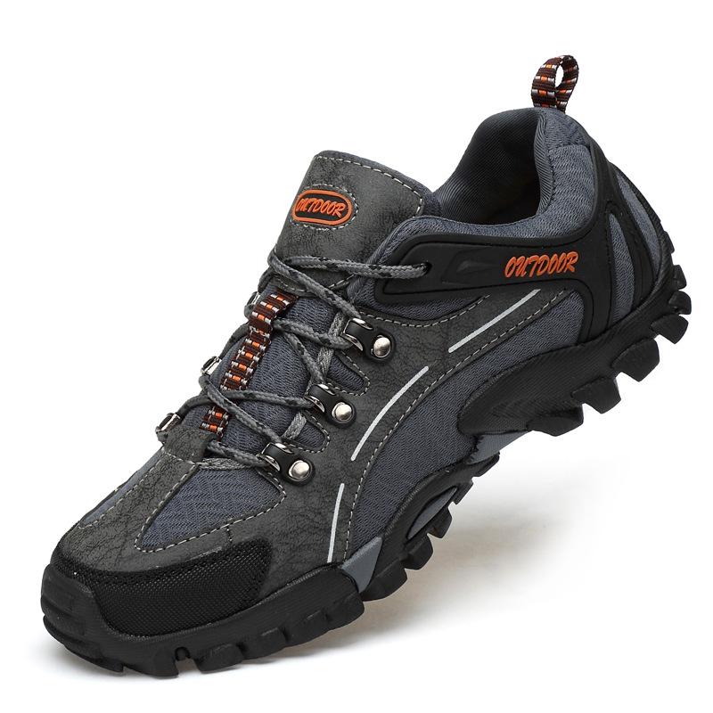 Spring Breathable and Wearable Outdoor Travel Shoes Men's Casual Sneaker Soft Bottom Non-Slip Hiking Shoes