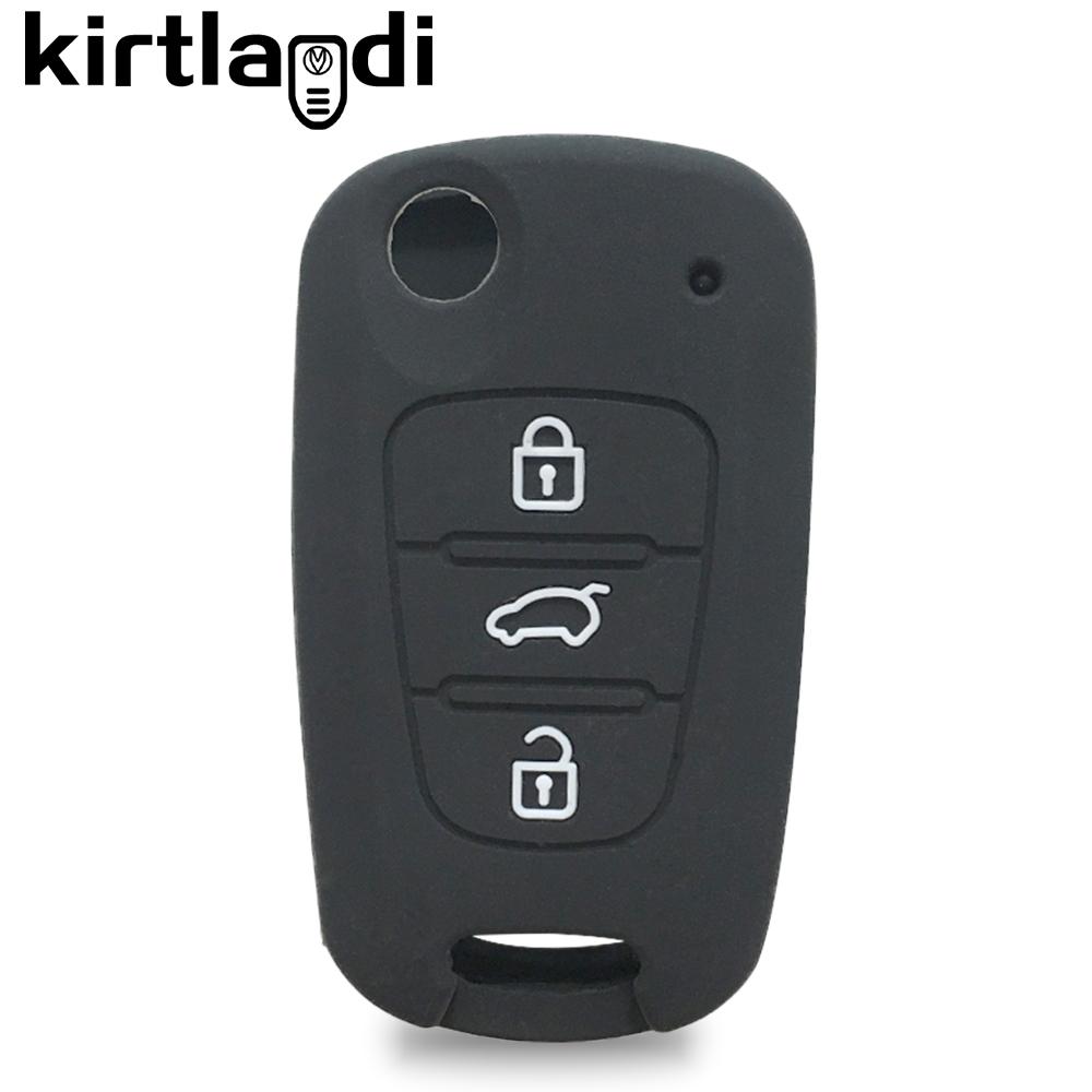 

силиконовый чехол для ключа откидной складной чехол для ключа для Kia Rio 3 sportedge ceed Soul Cerato 2 для Hyundai i20 ix35 i30 Accent держатель для ключа