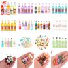 5PCS Miniature Dollhouse Simulation Fruit Rice Wine Bottle Pretend Mini Food Doll Kitchen Living Room Decoration Accessories Toy