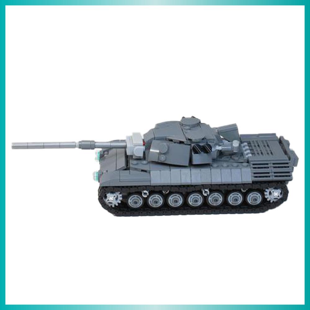 Char de combat principal allemand Leopard 1 Bloc de construction Wwi Wwii Véhicule blindé Jouet modèle d'assemblage Ensemble compatible