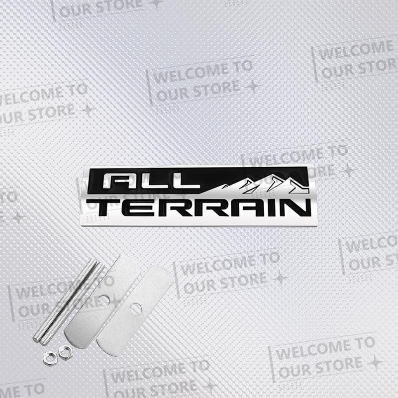 

Car Sticker ALL TERRAIN Grille 3D Metal Logo Badge Decal Rear Trunk Emblem For Cruze Yukon Sierra Savana Terrain Suburban