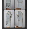 Verdickte Rindsleder-Schweißhandschuhe 711 - hitzebeständig, verbrühungssicher, in langen und kurzen Ausführungen erhältlich, langlebig, isoliert, Hochtemperatur-Arbeit