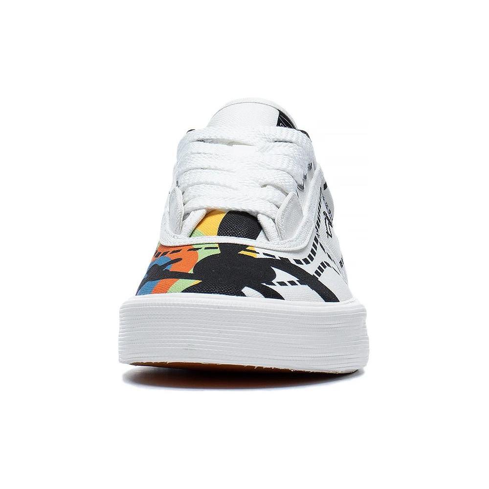 OSWALD x Li Ning 50/50 Slip Resistant Abrasion Resistant Low top Skateboard Shoes Women's White Black AECT012-2