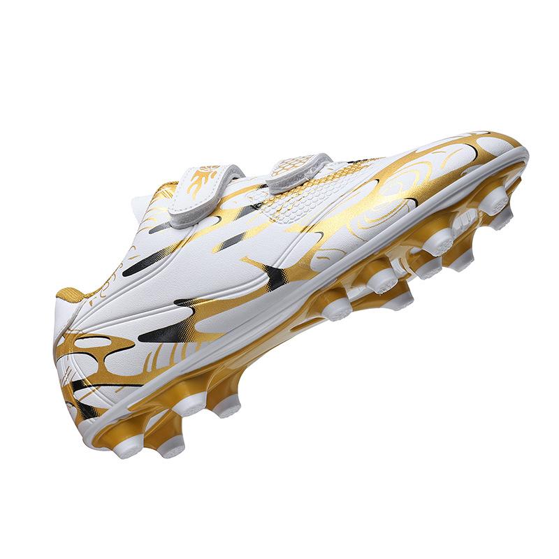 Youth Velcro Soccer Cleats - Professional Training & Competition Shoes for Boys and Girls