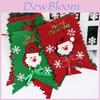 Christmas Santa Claus Pattern Flag Garland With Creative Design For Holiday Party Decorations