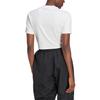 adidas Originals Adicolor Essentials Rib Solid Color Short Breathable Sports T-Shirt Women Tops White HF3394