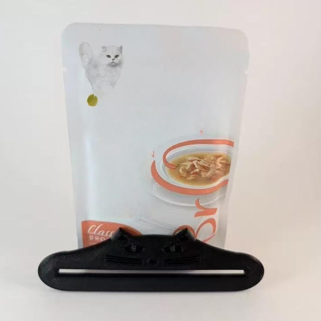 Reusable Cat Food Dispenser With Adjustable Pressure Durable Plastic Pet Treat Dispenser For Easy Pet Snack Serving