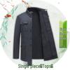 Completo Giacca Zhongshan con Velluto Taglie Forti - Abito Tang Stile Cinese da Uomo per Primavera e Autunno
