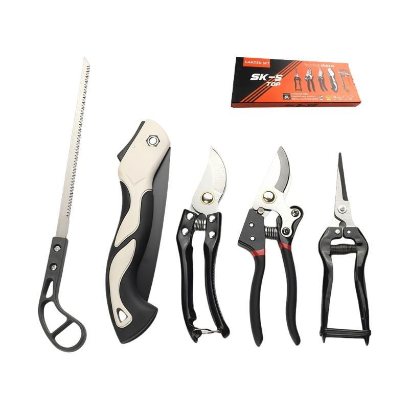 

5 Piece Stainless Steel Gardening Equipment With Ergonomic Handles For Planting Weeding And Landscaping 1