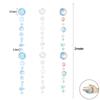 2m Bubbles Circle Garland Banner Under The Sea Themed Party Decor Starfish Jellyfish Wall Hanging Mermaid Birthday Supplies