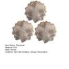 Lotus-Shaped Placemat PVC Embossed Pattern Heat Resistant Table Mat Protects Against Stains Scratches Non-Slip Easy Clean Kitchen Dining Party Mat