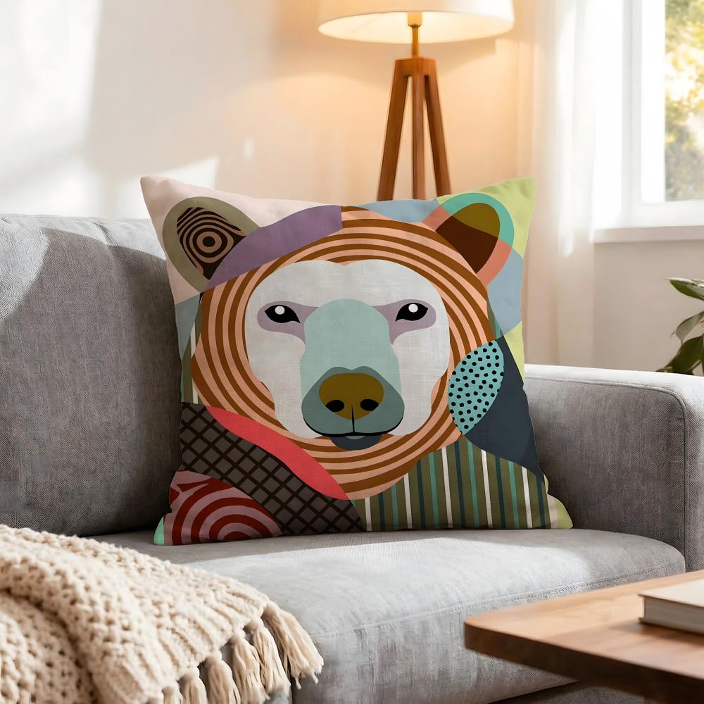 Lanre Adefioye Style Animal Cushion Cover Pcs Decorative Covers Soft Cushion Case for Sofa Couch Decor x x Pillowcases