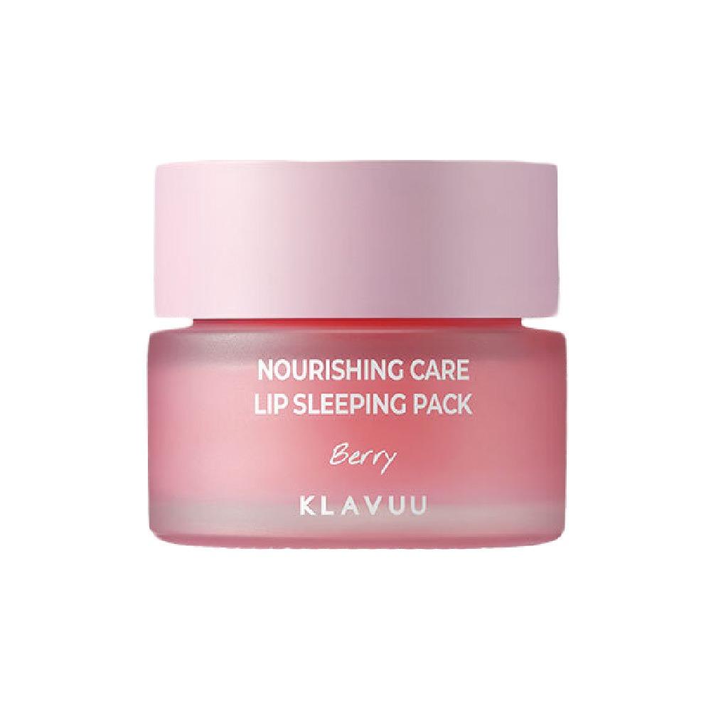 Klavuu Nourishing Care Lip Sleeping Pack Berry, Deep Moisture & Softening, 20g