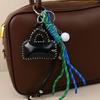 Braided Rope Keychain Bag Charms Handbag Hanging Ornament Bag Accessories Backpack Pendant Charm for Women Men Gifts