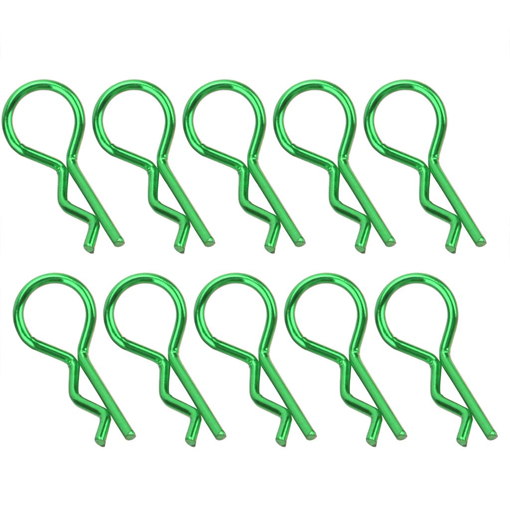 Remote Control Car RShape Shell Buckle Body Clip Pin for 15 16 18 110 RC Car(Green )