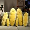 Creative and funny healing durian chick doll long throw pillow simulation durian fruit throw pillow sleeping company