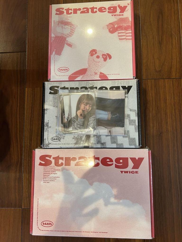 [USED] TWICE Strategy Album Multiple Versions 3 Set Lucky Drop 3