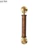 Walnut Wood Brass Handle Retro Door Handles Furniture Handle Cabinet Handles Solid Wood Handle Home Door Hardware Accessories