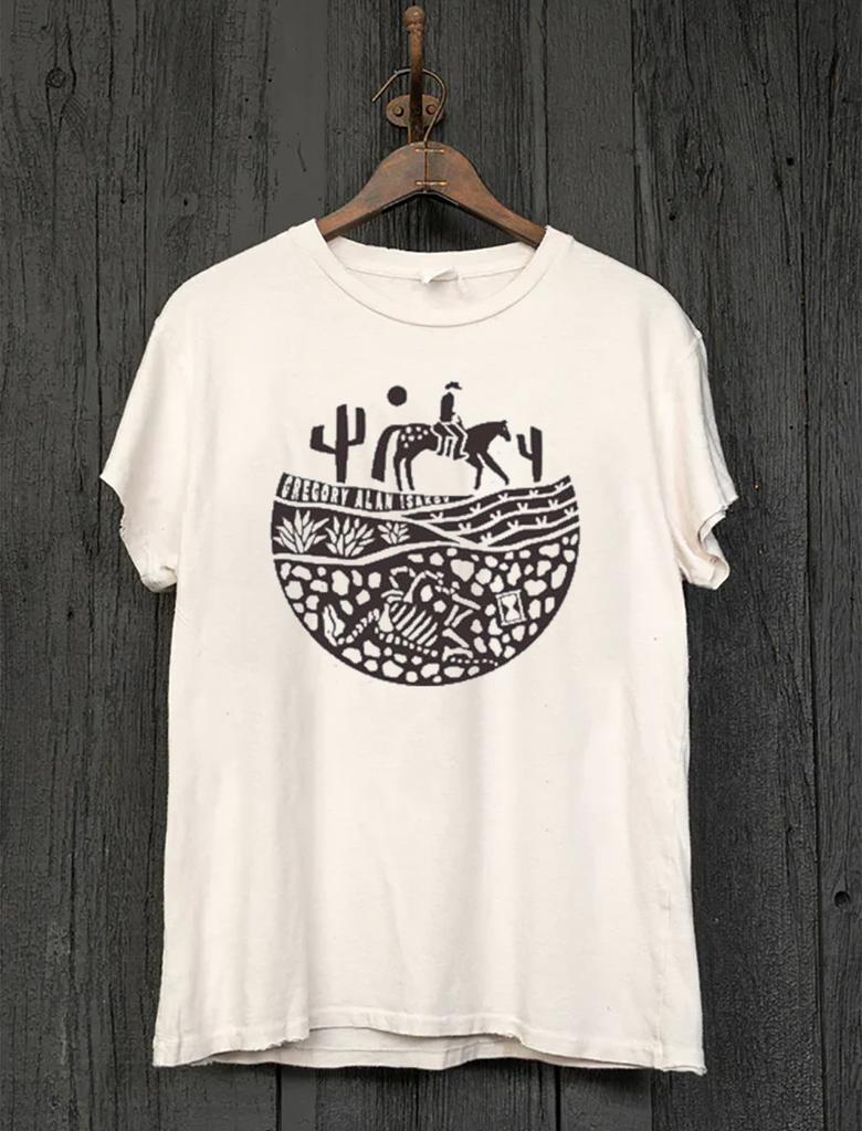 Gregory Alan Isakov Appaloosa Woodblock White T Shirt All Size S-5Xl