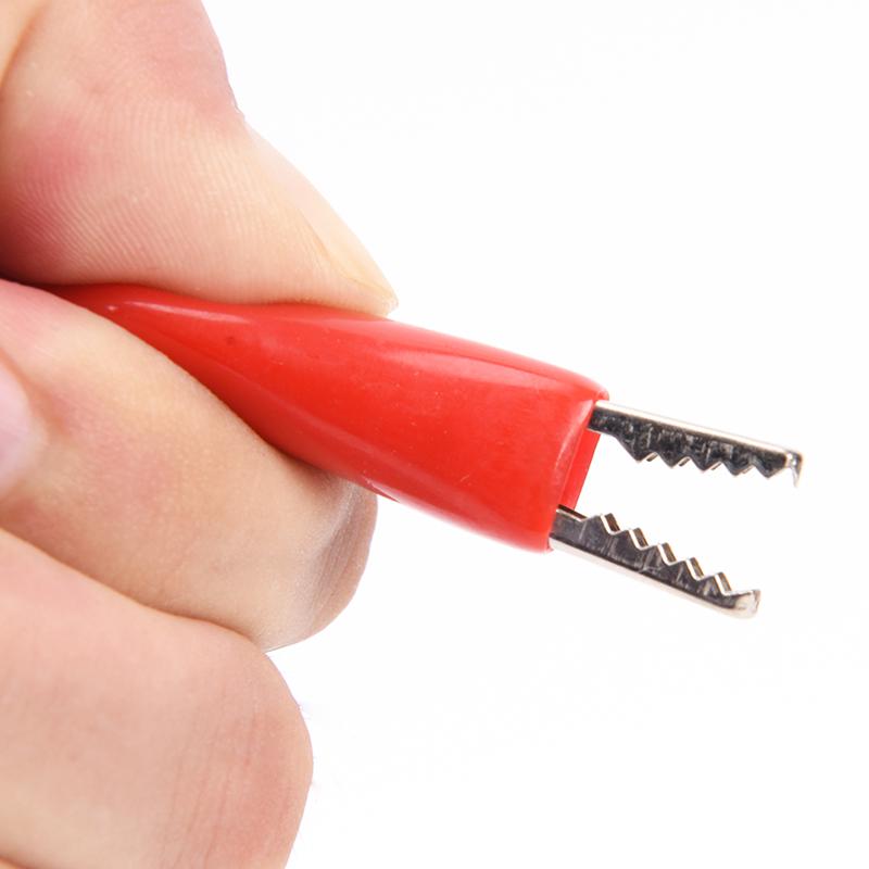 10Pcs Kleine Isolierung Boot Metall Alligator Clip Elektrische Test Krokodil Clip
