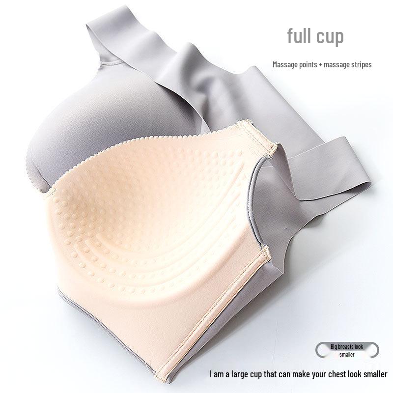 Ultra-Thin Seamless Plus Size Bra for Full Coverage & Anti-Sagging