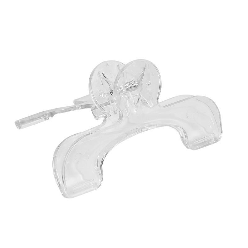 Transparent Plastic Book Holder with Holder for Reading Assistance, Fixed Documents, Bookmarks, Stationery, Learning Supplies