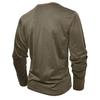 Fall Spring Men Shirt Buttoned Stand Collar Color Matching Pullover Slim Fit Mid Length Casual Daily