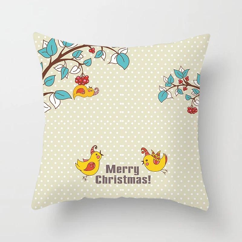 Colorful Tree Pattern Pillowcase Interior Decoration Office Living Room Home Pillowcase