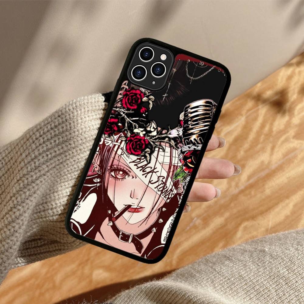 Anime Cool Nana Osaki Phone Case For iphone 11 12 13 14 15 Pro Max 17 16 Plus Hard PC+TPU Back Cover