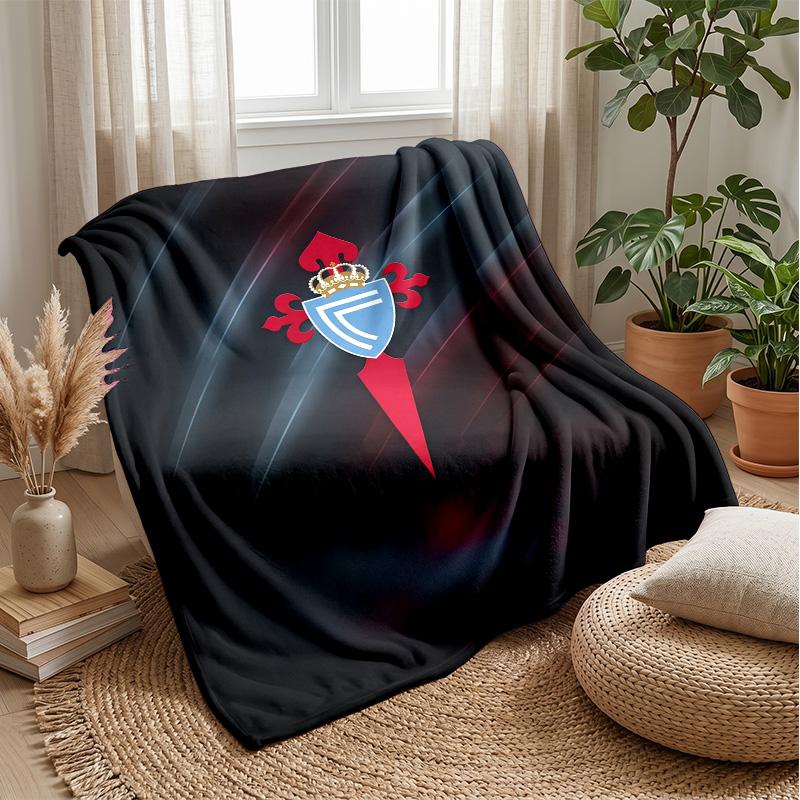 Celta Vigo FC Soft Flannel Fleece Blanket Lightweight Cozy Warm Throw Blanket For Sofa Bed Home Decor