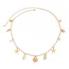 Vacation Wind Conch Starfish Scallop Shell Sexy Waist Chain Body Chain Imitation Pearl Body Chain Female
