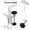 Desk Mount Hook Adjustable for Headphones Bags with Portable Jig Style Design