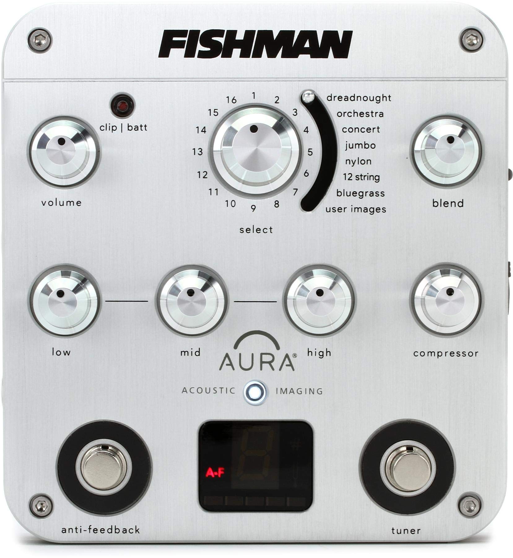

FISHMAN Aura Spectrum DI Акустичний DI-преамп з 128 звуковими образами