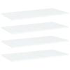 VidaXL Bookcase Panels 4 Pcs White 80x40x1.5 Cm Chipboard