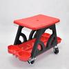 Car Detailing Stool Chair with Storage Holder Auto Workshop Bench Wheels Roller Creeper Seat Roller Mechanics Seat for Equipment