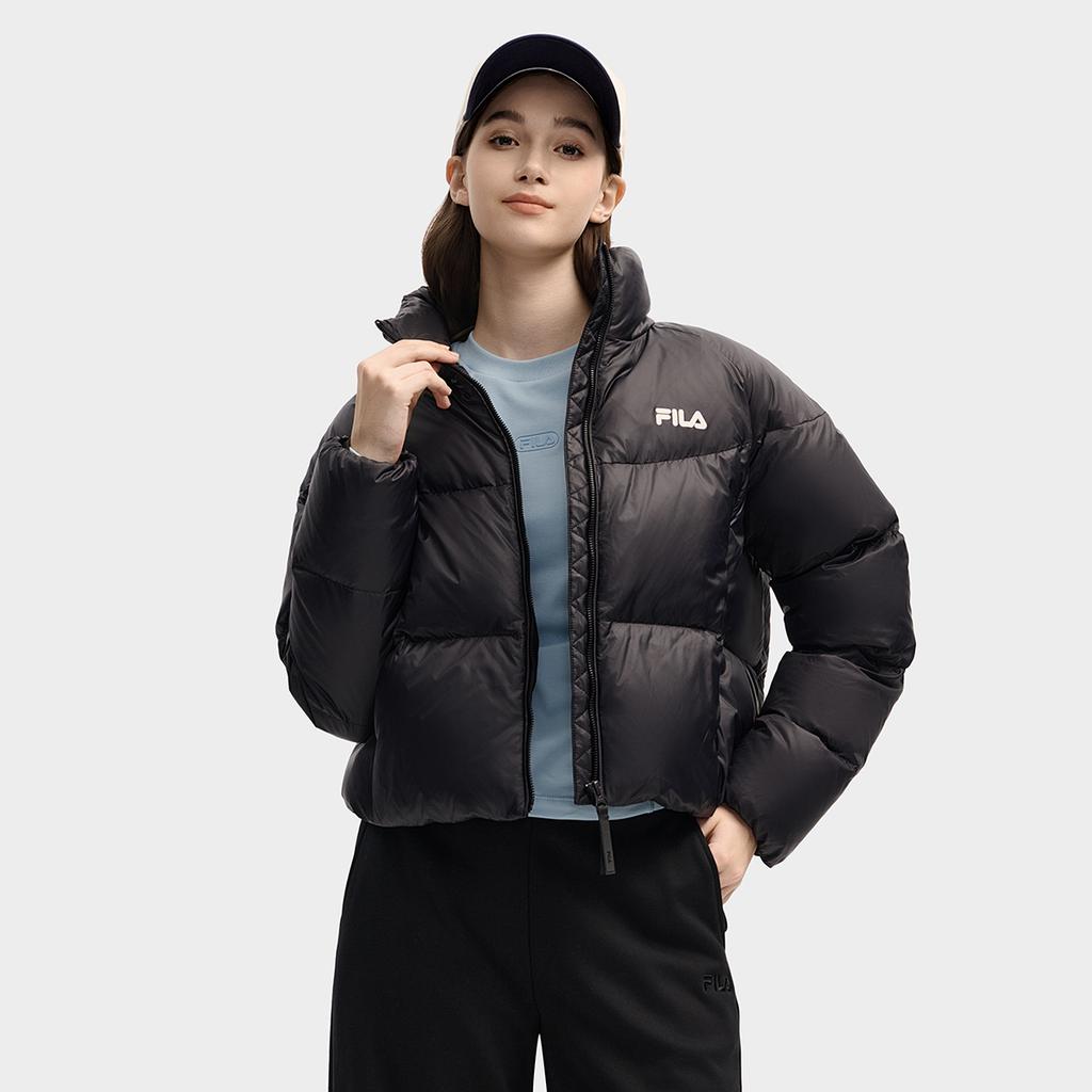 Fila Polaire Chaud Col Montant Doudoune Femme Vêtements d'Extérieur F51W549902FBK