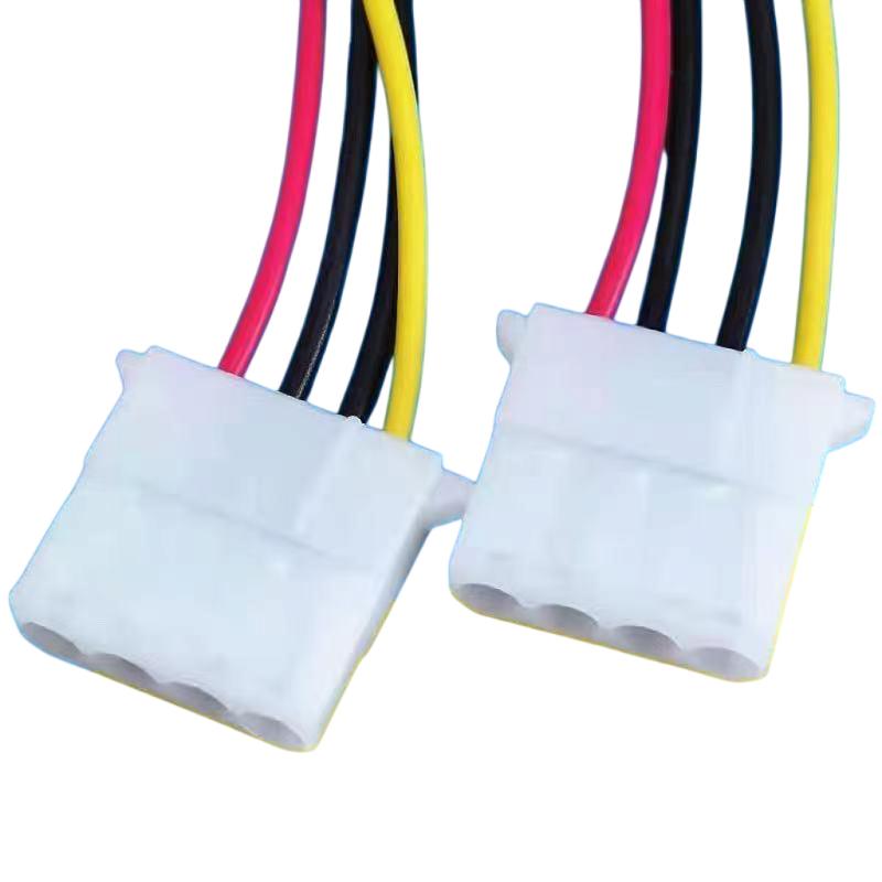IDE 4PIN Molex Power Cable Big 4Pin Female to 4 Pin Female Convert Adpater Extend Wire for PC Hard Drive Optical Drive Cord