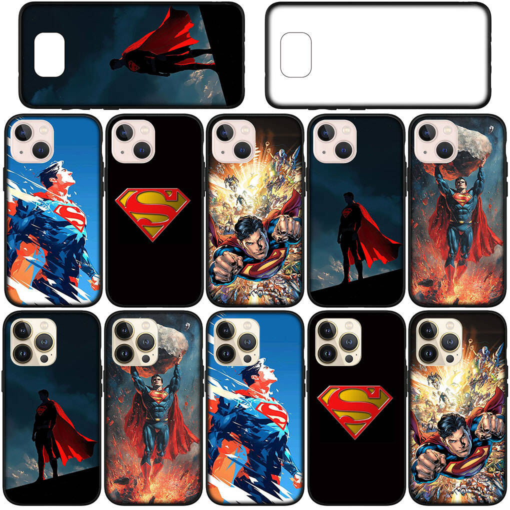 for Motorola Moto Edge 70 60 50 G54 G86 Samsung Galaxy S25 iPhone 17 16 15 Redmi Note 14 13 Pro Max Phone Case Anime Super Hero Supermans Man Cover
