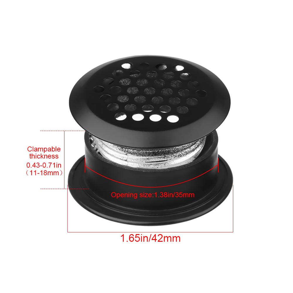 16pcs Durable Double Sided Shoe Cabinet Wardrobe Accessories Vents Cover Air Vent Decor Vent Hole Ventilator Grille