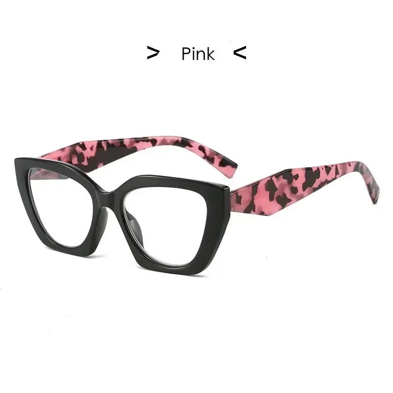 

Latest Fashionable Color Frame Reading Eyewear with Irregular and Thick Frame Small Face Display Anti Blue Light Presbyopia Eyewear 1.5