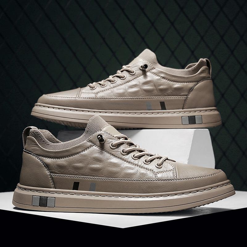 

Высококачественные мужские джентльменские модные кроссовки Минималистичные и удобные классические спортивные универсальные туфли на шнуровке для офиса и вечеринок 44 коричневый