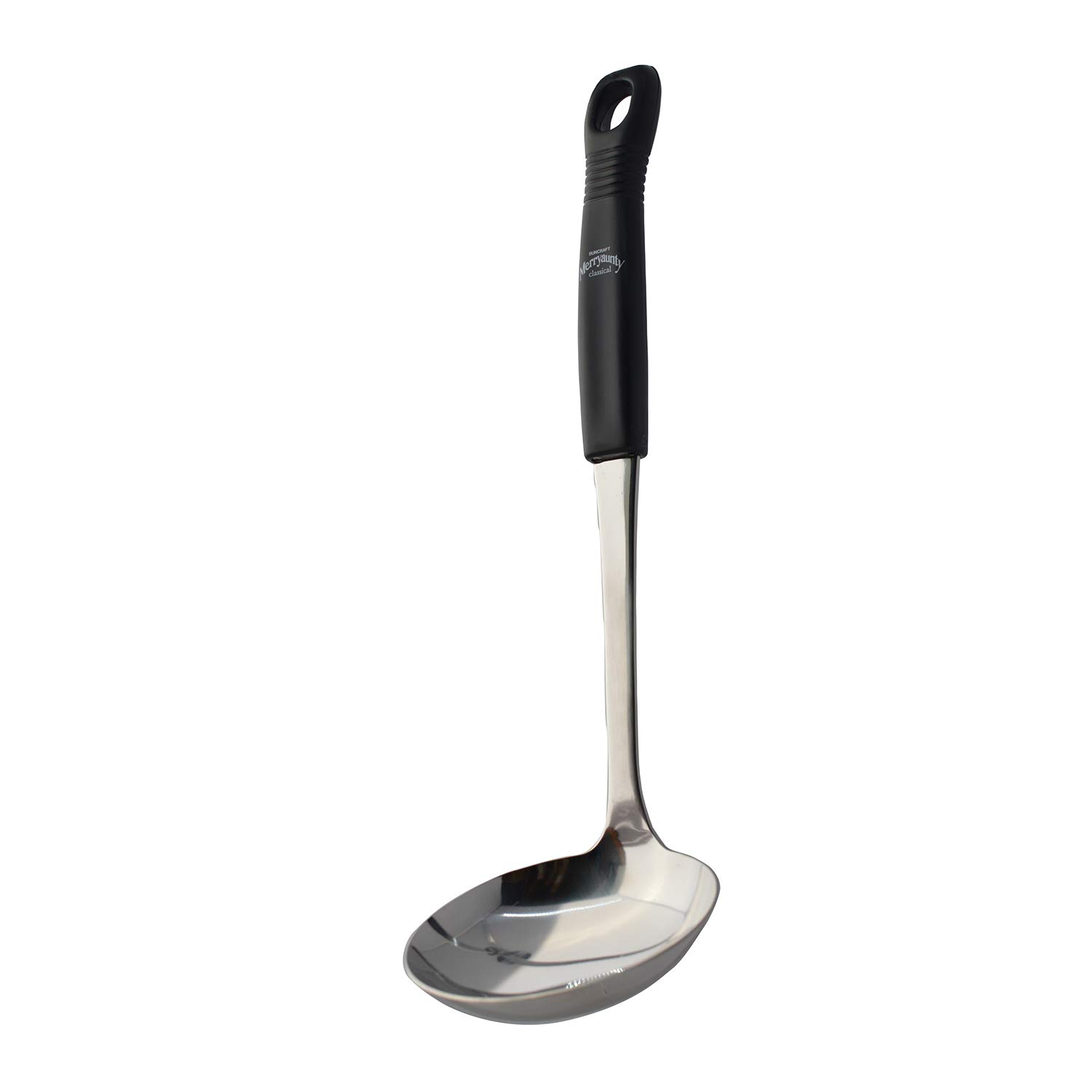 Suncraft Melianti Small Stainless Steel Made in Black MA-02 Ladle, Japan, чёрный