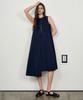 Laneonkyulleoseu Minimal A-Line Zipper Dress_Navy