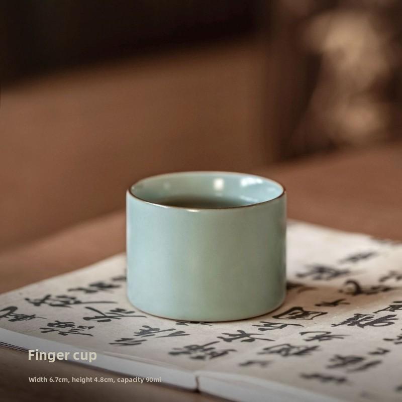 5 Famous Kilns Master Cup Tea Cup Set Kung Fu Tea Ware Tea Bowl Gift Box Home Ceramic Tea Tasting Cup Souvenir