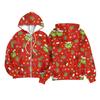 Children Girls And Boys Fashion Jacket Casual Printed Long-sleeved Hooded Cardigan Sweatshirts
