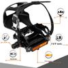 GEETHA Aluminum Alloy Bicycle Pedals with Toe Clips