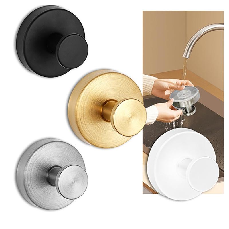 Pack of 4 Powerful Suction Hooks Luxurious Suction Cup Hooks for Tile Space Saving Bathroom Hanger Accessories
