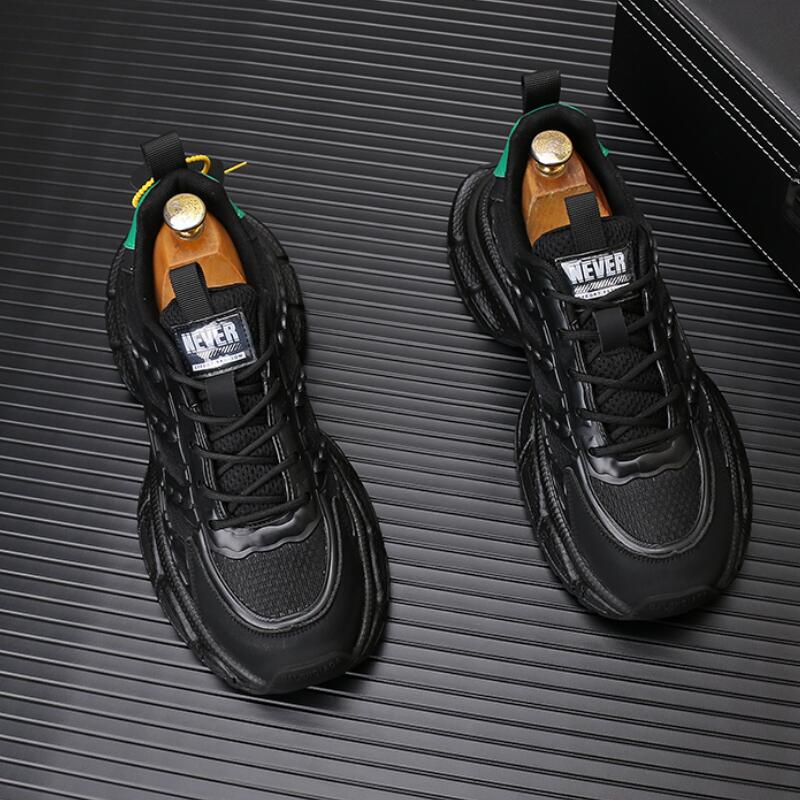 

Fashion new Summer new mesh breathable small white shoes Korean version thick sole fashion casual sports shoes men Zapatillas Hombre a14 38