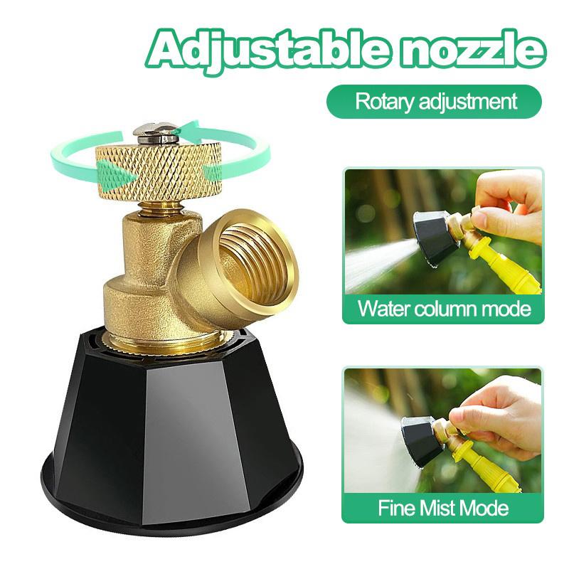 Adjustable Brass Agricultural Spray Nozzle Fine Atomization For Garden Watering Crop Spraying